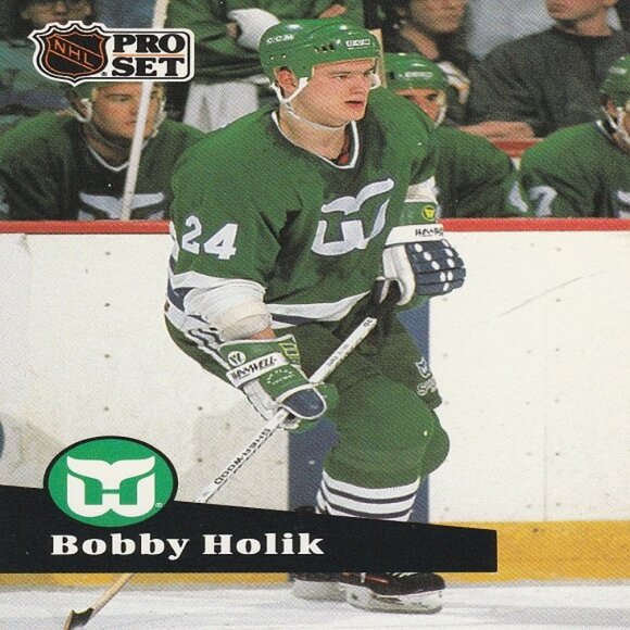 Bobby Holik Hartford Whalers NHL Hockey Card Collection - 3 Card Set - Picture 4 of 4